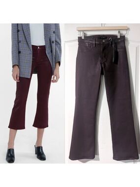 J Brand | Selena Mid-Rise Cropped Bootcut in Stellar Courant